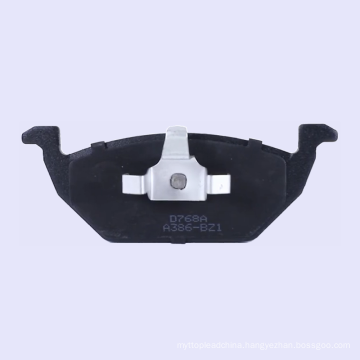 D768 wear sensor can be fixed front brake pad semi-metallic black brake pad for volkswagen